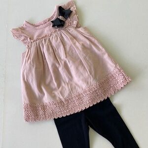 Lilly Wicket Two Piece Outfit Baby girl size 3-6 months